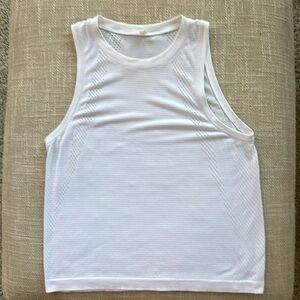 GUC White Lululemon Tank Size 6